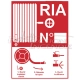 Panneau RIA - DMFB Mode d'emploi - 150 x 200 mm - Selon NF S 62-201