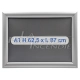 A1 Snap-Clack Frame - Basic - for temporary displays, intervention plans and evacuation plans