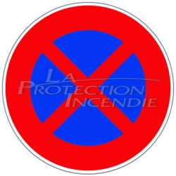 CL1 aluminum sign with mounting rail - 450 mm - type B6D - for marking parking areas