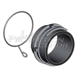 Symmetrical locking socket - DN100 without grid and without shell