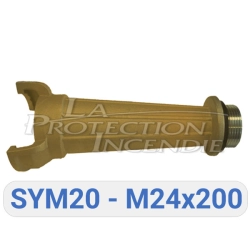Copper alloy spear shaft - SYM20 - M24x200