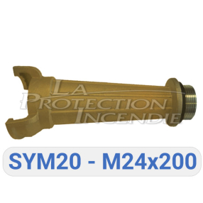 Copper alloy spear shaft - SYM20 - M24x200