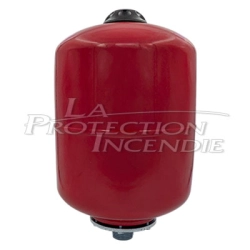 8L fire expansion vessel - 16 Bar - 1 inch male, for booster pumps supplying fire protection networks.