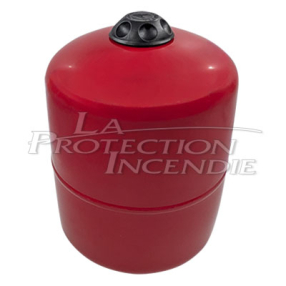Vase d'expansion incendie 8L - 16 Bar - mâle 1 pouce, pour les surpresseurs alimentant les réseaux de défense incendie.