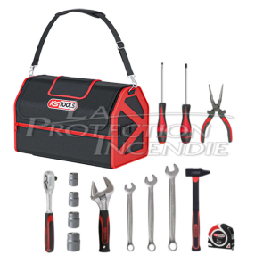 Basic tool kit - with standard tools for fire extinguisher testing