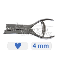 Hardened steel punch pliers - Core - 4 mm - for inspection technician