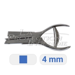Pince à perforer  en acier trempé - Carré - 4 mm - pour technicien vérificateur