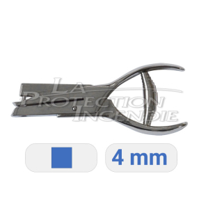 Pince à perforer  en acier trempé - Carré - 4 mm - pour technicien vérificateur
