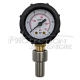 Screw-in pressure gauge for permanent pressure fire extinguishers with a Schrader fitting (Andrieu, Desautel, Eclair,