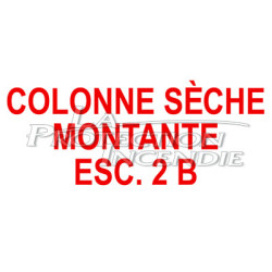 Panneau personnalisable modèle "Colonne sèche"