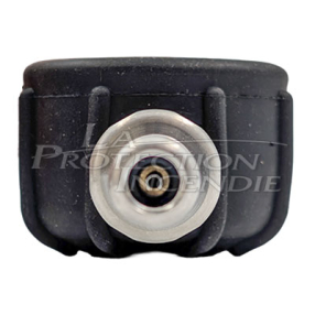 Screw-in pressure gauge for permanent pressure fire extinguishers with a Schrader fitting (Andrieu, Desautel, Eclair,