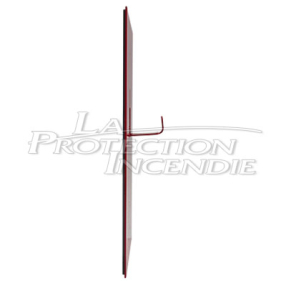 Magnetic bracket for mounting a 2kg CO² fire extinguisher