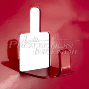 Magnetic bracket for mounting a 2kg CO² fire extinguisher