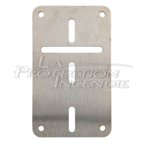 Fire extinguisher mounting plate