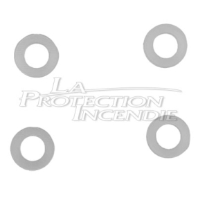 Fire extinguisher mounting plate