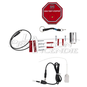 Mini Stop Antivol pour Extincteur et Armoire