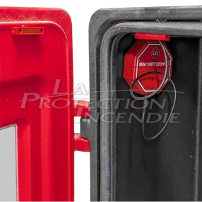 Mini Stop Antivol pour Extincteur et Armoire