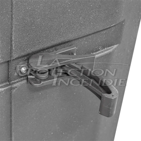 Armoire extincteur 6-9L/Kg rouge 2 hublots - Sans clé