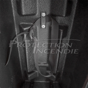 Armoire extincteur 6-9L/Kg rouge 2 hublots - Sans clé