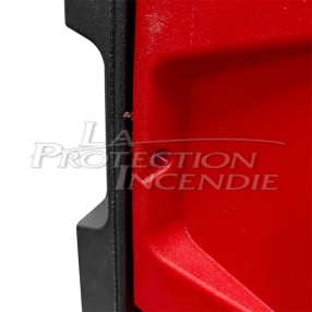 Polyethylene resin box for fire hose reels