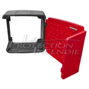 Polyethylene resin box for fire hose reels