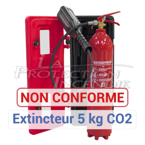 Armoire pour extincteurs 6L/Kg - Clé et Bris de Glace