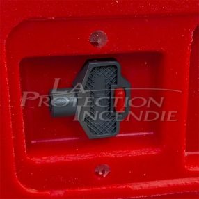 Cabinet for 6L/Kg fire extinguishers - Key and Glass Breaker