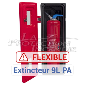 Armoire pour extincteurs 9L/Kg - Clé et Bris de Glace
