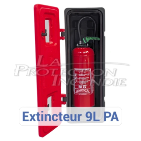 Armoire pour extincteurs 9L/Kg - Clé et Bris de Glace