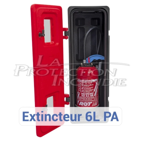 Armoire pour extincteurs 9L/Kg - Clé et Bris de Glace