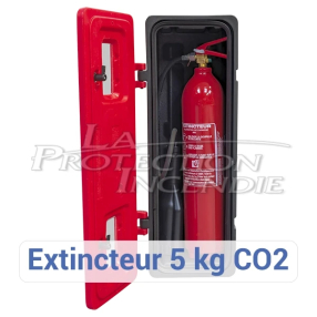 Cabinet for 9L/Kg fire extinguishers - Key and Glass Breaker