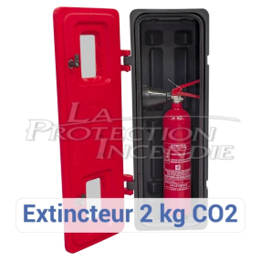 Armoire pour extincteurs 9L/Kg - Clé et Bris de Glace