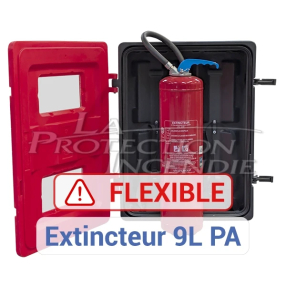 Double Case for 2 Fire Extinguishers - Keyless