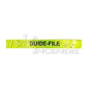 Brassard auto enroulant Guide File jaune