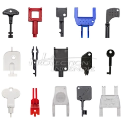 Kit of 11 reset keys for manual releases