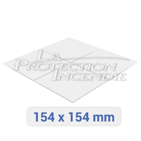 Plexiglass for gas valve box - 154mm