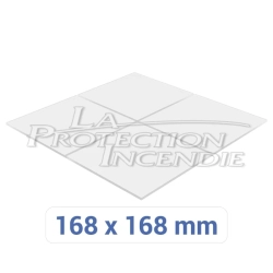Plexiglass for gas valve box - 168mm