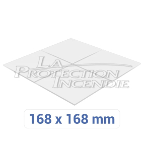Plexiglass for gas valve box - 168mm