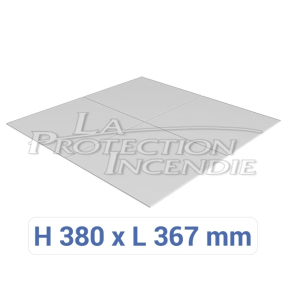 Plexiglass for gas valve box - 318mm