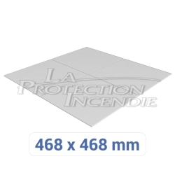 Plexi pour coffret vanne gaz - 468mm