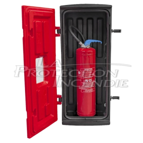 Mobile Case on Wheels for 6/9L and CO2 Fire Extinguishers - Keyless