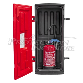 Mobile Case on Wheels for 6/9L and CO2 Fire Extinguishers - Keyless