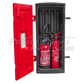 Mobile Case on Wheels for 6/9L and CO2 Fire Extinguishers - Keyless