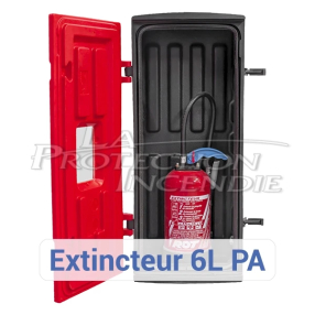 Mobile Case on Wheels for 6/9L and CO2 Fire Extinguishers - Keyless