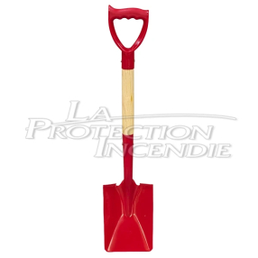 Square-headed shovel for sandbox