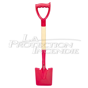 Square-headed shovel for sandbox