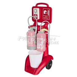 Chariot de Sécurité Incendie avec Alarme T4 Radio