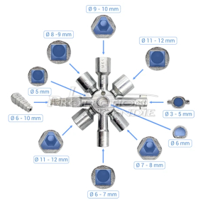 Clé multi-service - Trousseau Universel