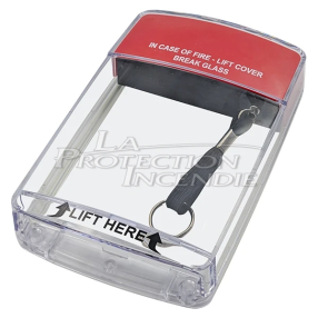 Cover with alarm for manual trigger