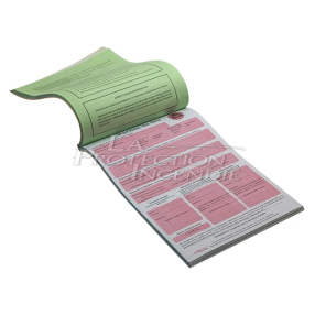 Permis de feu A4 - Carnet de 50 Liasses